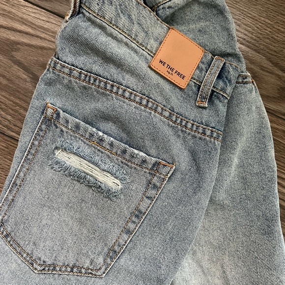 We The Free - Free People - Denim Skirt Sz 29 - Picture 7 of 8
